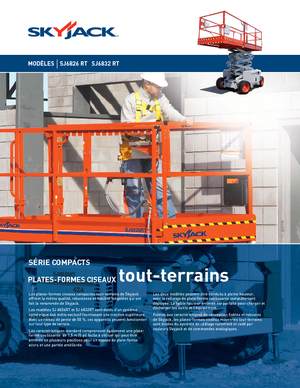 Verrijdbare schaarliften Skyjack SJ 6832 RT