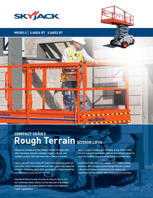 Verrijdbare schaarliften Skyjack SJ 6832 RT