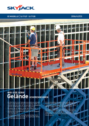 Verrijdbare schaarliften Skyjack SJ 7127