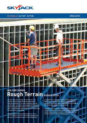 Verrijdbare schaarliften Skyjack SJ 7127