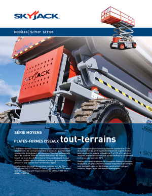 Verrijdbare schaarliften Skyjack SJ 7127