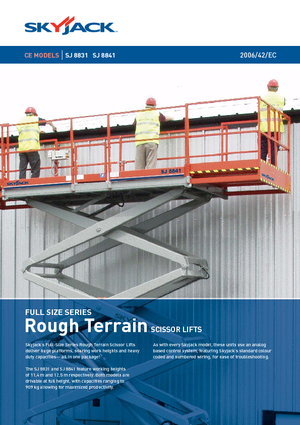 Verrijdbare schaarliften Skyjack SJ 8841