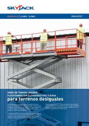 Verrijdbare schaarliften Skyjack SJ 8841