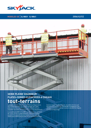 Verrijdbare schaarliften Skyjack SJ 8841