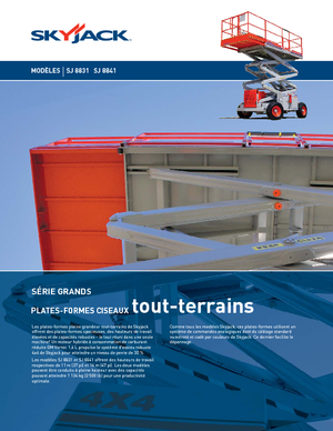 Verrijdbare schaarliften Skyjack SJ 8841