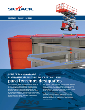 Verrijdbare schaarliften Skyjack SJ 8841