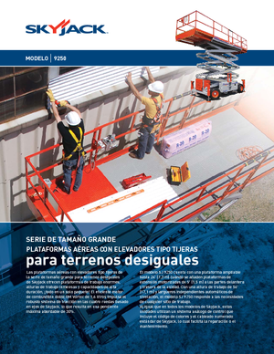 Verrijdbare schaarliften Skyjack SJ 9250