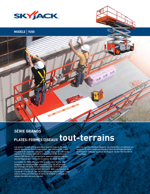 Verrijdbare schaarliften Skyjack SJ 9250