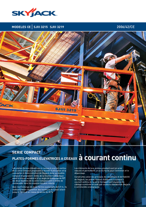 Verrijdbare schaarliften Skyjack SJ III 3219