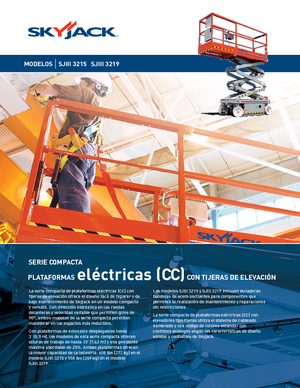 Verrijdbare schaarliften Skyjack SJ III 3219