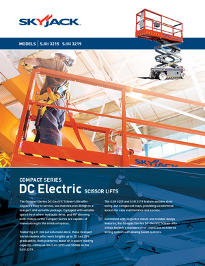 Verrijdbare schaarliften Skyjack SJ III 3219