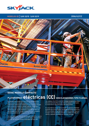 Verrijdbare schaarliften Skyjack SJ III 3219