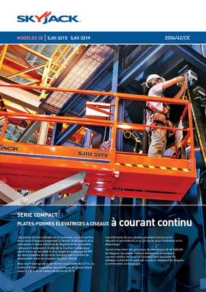 Verrijdbare schaarliften Skyjack SJ III 3219