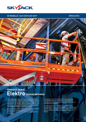 Verrijdbare schaarliften Skyjack SJ III 3219