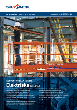 Verrijdbare schaarliften Skyjack SJ III 3220