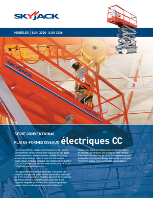 Verrijdbare schaarliften Skyjack SJ III 3220