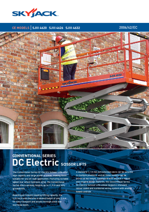 Verrijdbare schaarliften Skyjack SJ III 4626