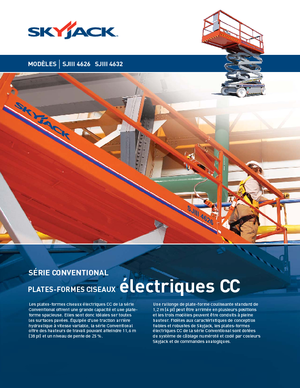 Verrijdbare schaarliften Skyjack SJ III 4632