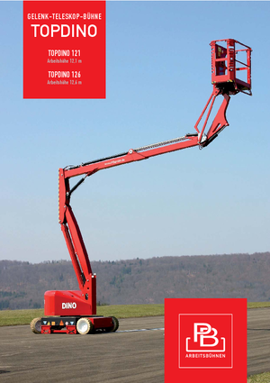 Knikarmhoogwerkers op wielen PB Topdino 126 D