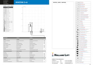 Schaarliften op rupsen Holland-Lift Q-135 DL 24 TR