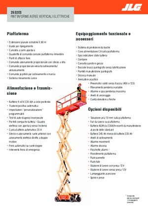 Verrijdbare schaarliften JLG 2632ES