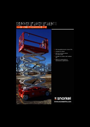 Verrijdbare schaarliften Snorkel S3226E