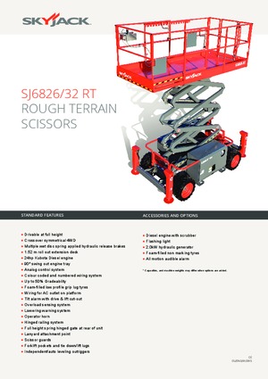 Verrijdbare schaarliften Skyjack SJ III 6832 RTE
