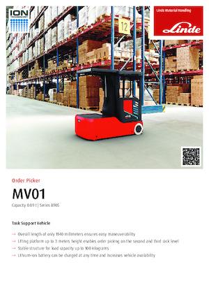 Orderverzameltrucks Linde MV01