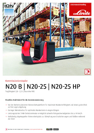Orderverzameltrucks Linde N25HP