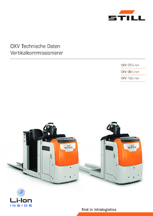 Orderverzameltrucks Still OXV 10