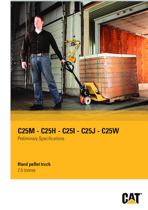 Meelooppallettruck Caterpillar C25M