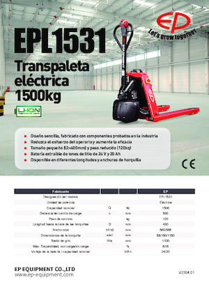 Meelooppallettruck EP EPL1531