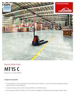Meelooppallettruck Linde MT15C