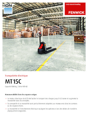 Meelooppallettruck Linde MT15C