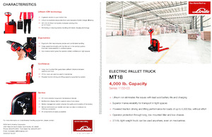 Meelooppallettruck Linde MT18