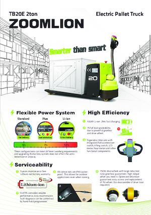 Meelooppallettruck Zoomlion TB20E