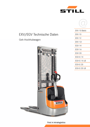 Walkie stapelaars Still EGV-S 14