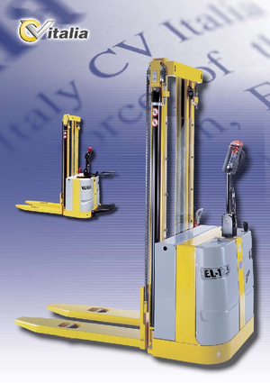 Pallet Stackers Sta op Rider Platform CVitalia EL 12.5-16 P