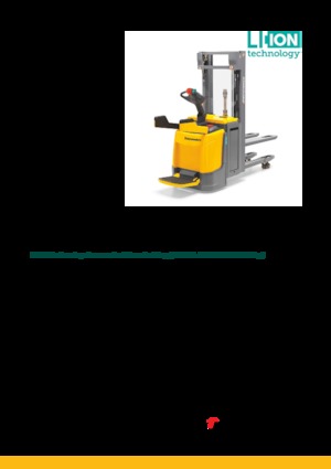 Pallet Stackers Sta op Rider Platform Jungheinrich ERC 212z