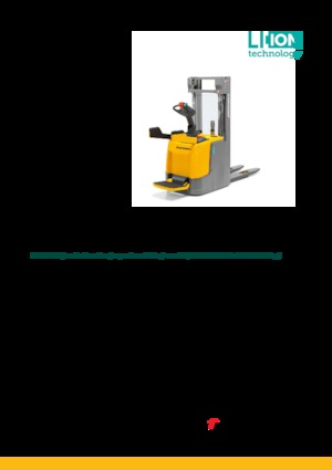 Pallet Stackers Sta op Rider Platform Jungheinrich ERC 214 