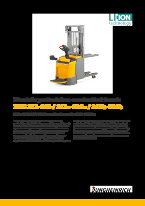 Pallet Stackers Sta op Rider Platform Jungheinrich ERC 214 