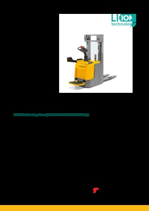 Pallet Stackers Sta op Rider Platform Jungheinrich ERC 214 