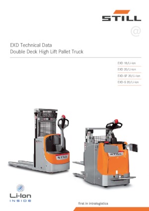 Walkie stapelaars Still EXD 20