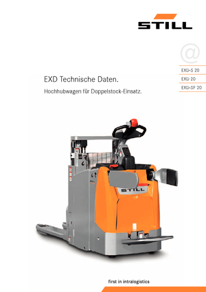 Walkie stapelaars Still EXD-S 20