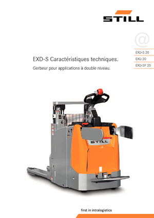 Walkie stapelaars Still EXD-SF 20