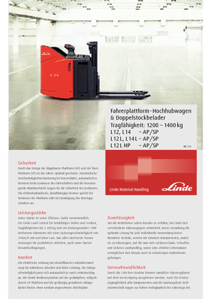 Walkie stapelaars Linde L12L-HP-AP