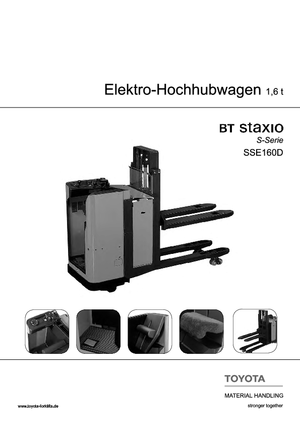 Pallet Stackers Sta op Rider Platform BT SSE 160 D 