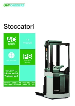 Pallet Stackers Sta op Rider Platform UniCarriers PSP 125