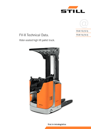 Pallet stapelaars zittende bestuurder Still FV-Xi 16