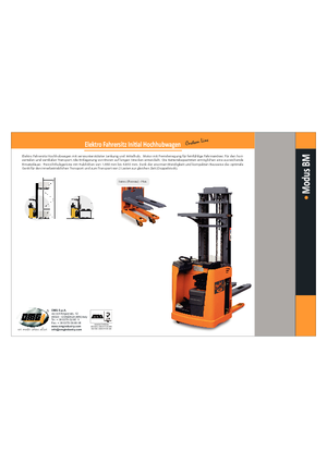 Pallet stapelaars zittende bestuurder OMG Modus-BM